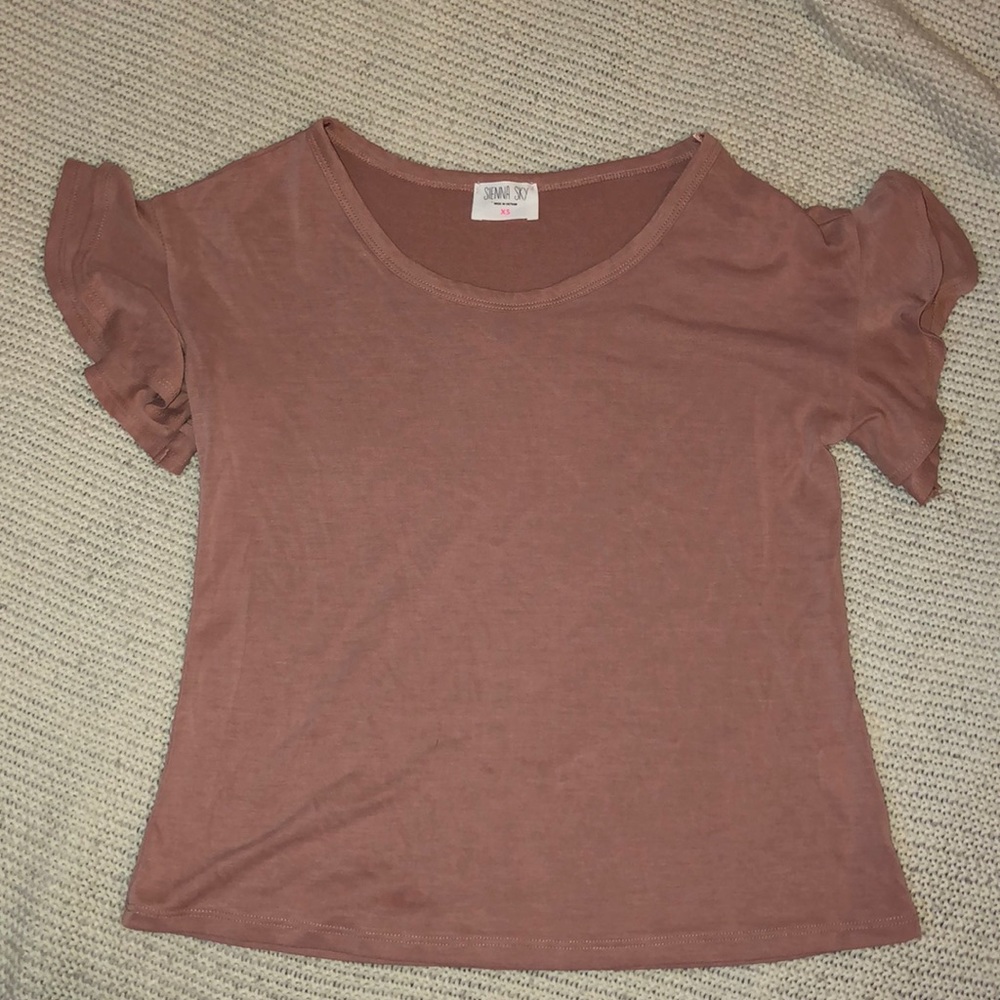 Ruffled Short Sleeve